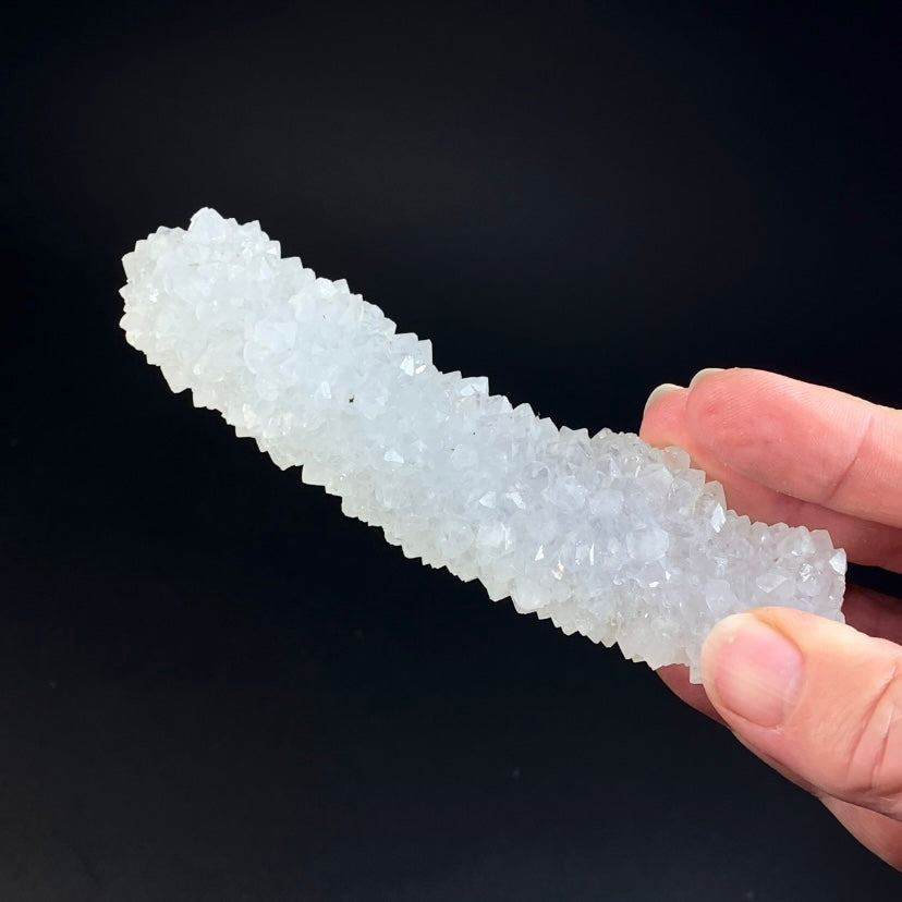 Clear Quartz Stalactite with Agate Core, Maharashtra, India