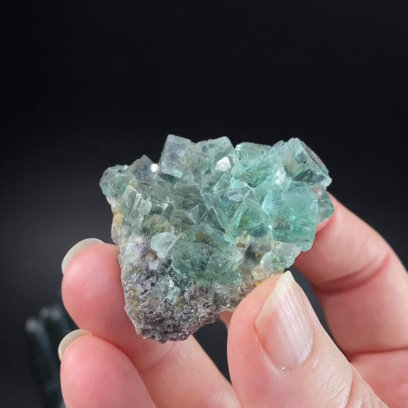 Green Cubic Fluorite Specimen, Okorusu Mine, Namibia