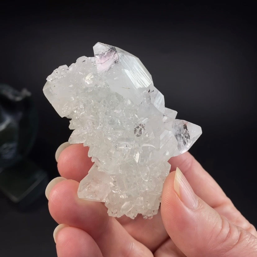 Lustrous Apophyllite Crystal Cluster from Jalgaon, Maharashtra, India