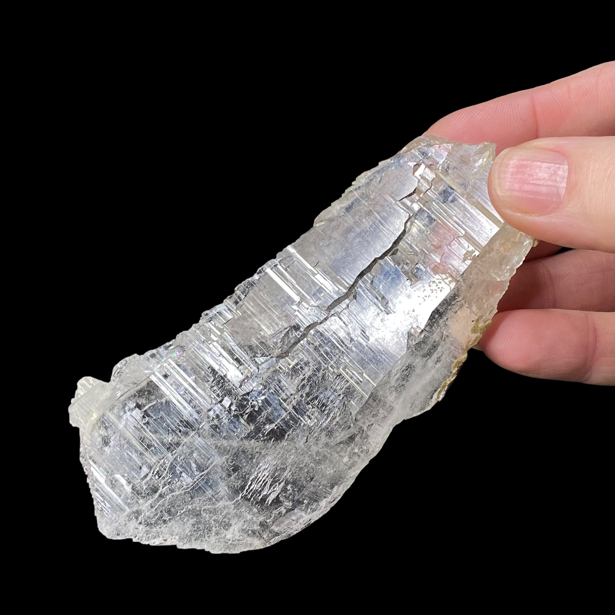 Himalayan Hydrothermal Etched Clear Nirvana Quartz Crystal