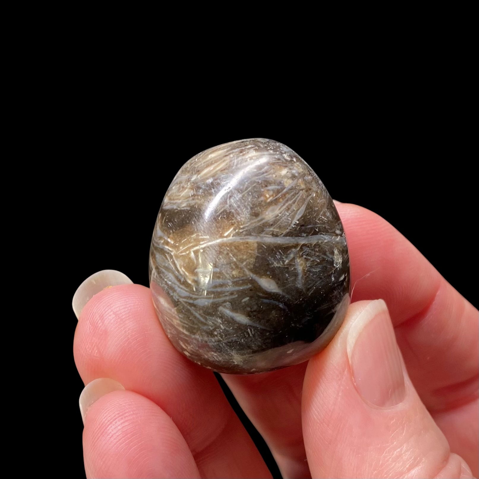 Feather Agate Polished Tumble Stone