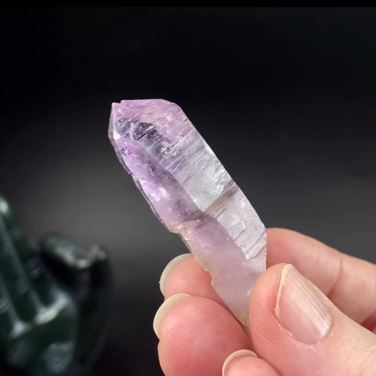 Amethyst Scepter Crystal from Vera Cruz, Mexico with Trigonal Habit