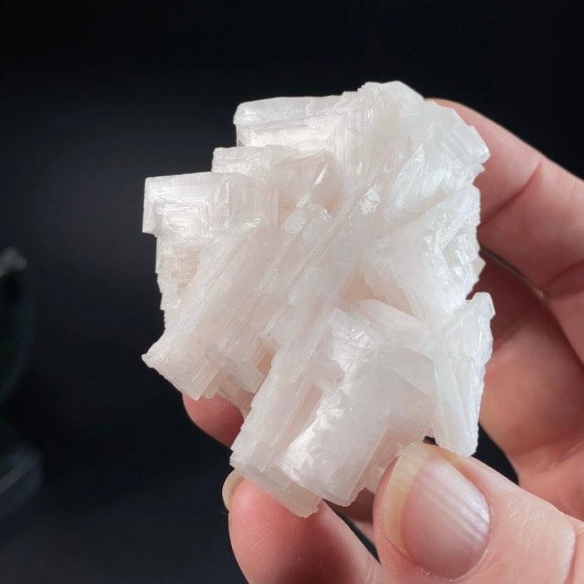 Light Pink Halite Crystal Specimen from Searles Lake, California