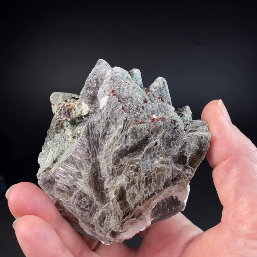 Spessartine Garnets on Muscovite Mica, Shigar Valley, Pakistan