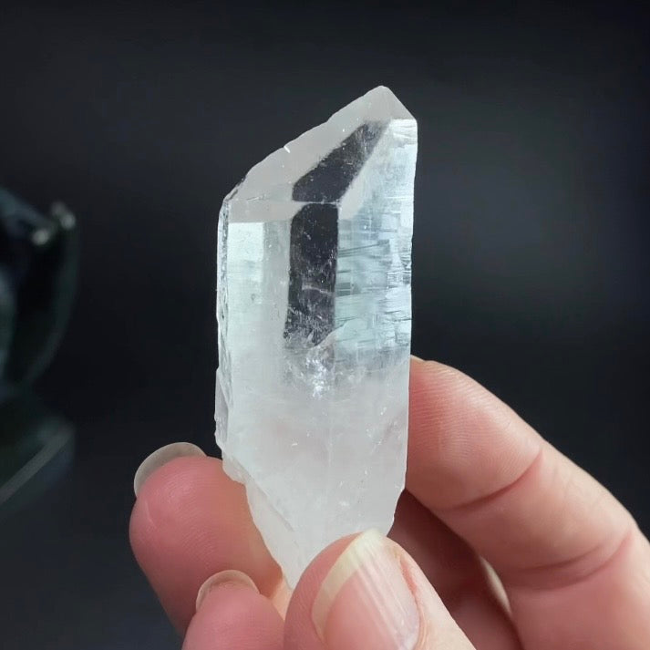 Clear Quartz Crystal with Multiple Record Keepers