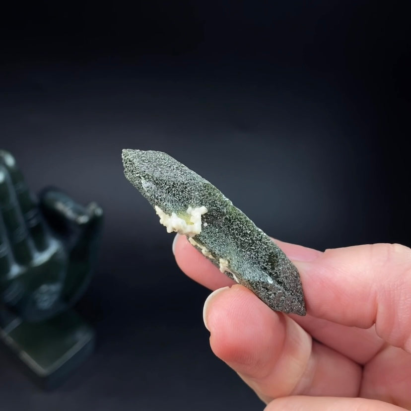 Titanite Sphene Crystal with Chlorite Surface