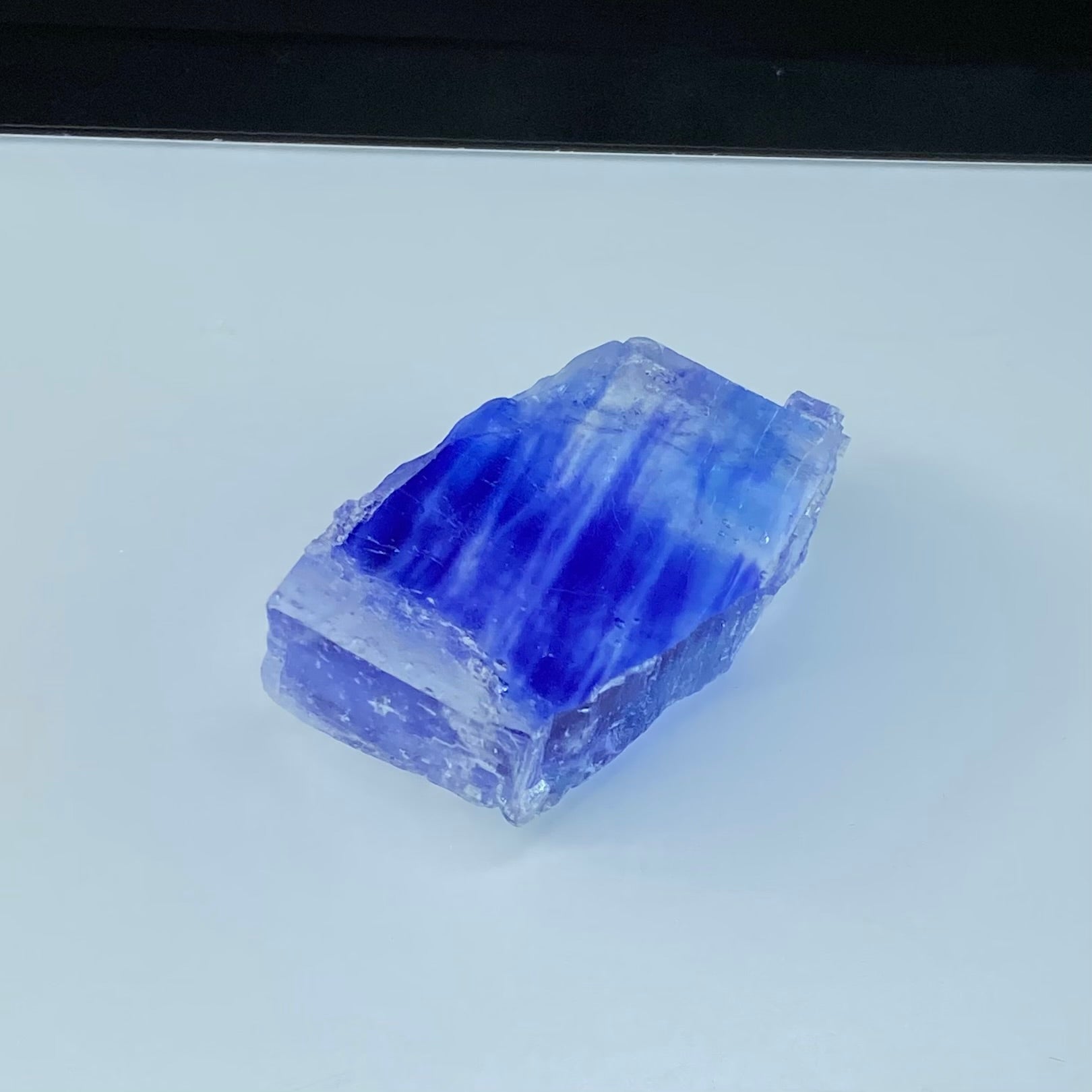 Blue Halite Crystal Specimen from Turkey