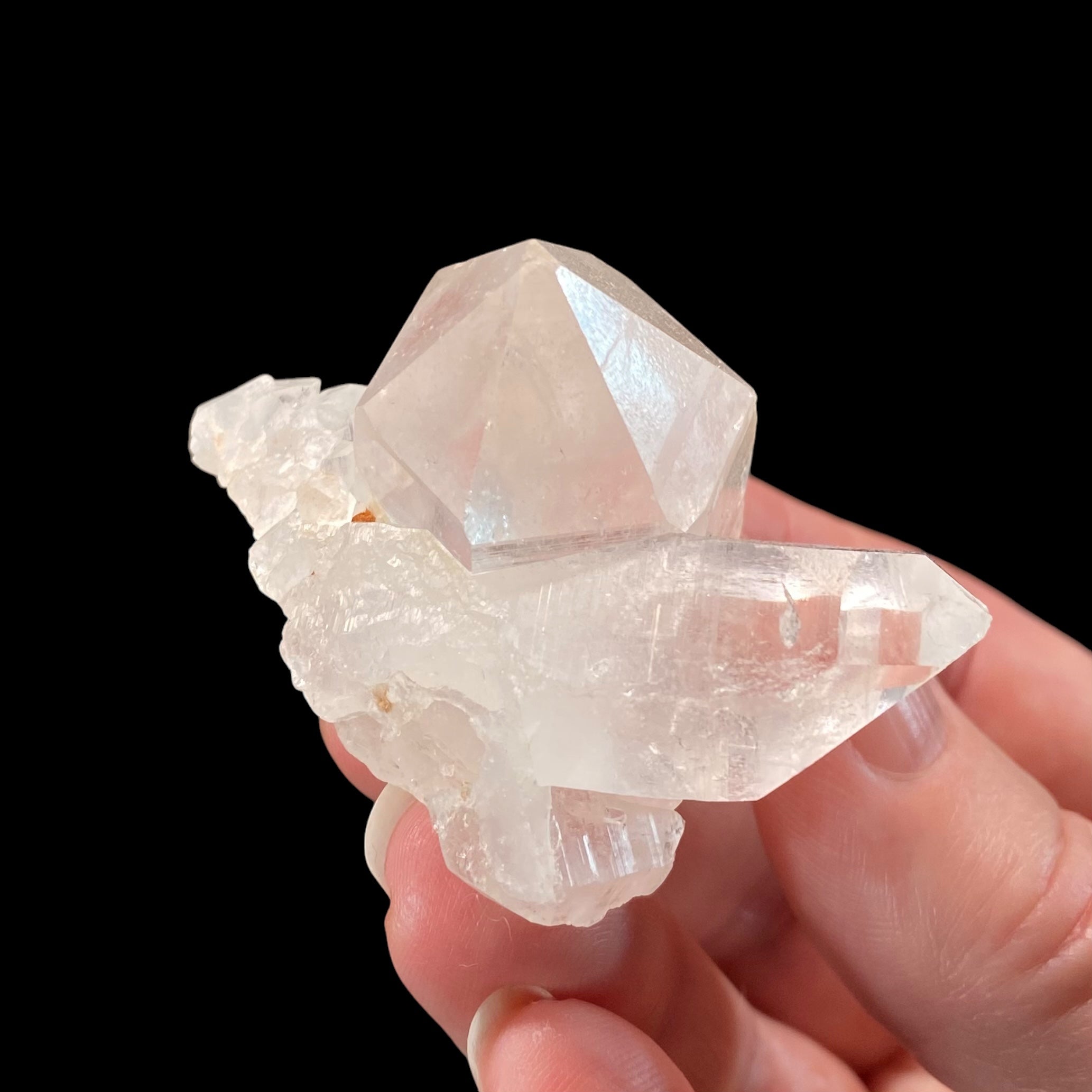 Himalayan Clear Quartz Crystal with Record Keepers