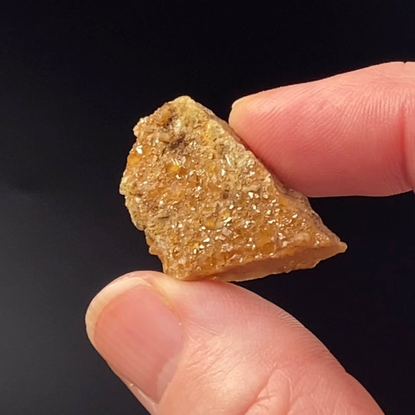 Orange Spessartine Garnet Crystals on Matrix from Bajaur Agency Pakistan