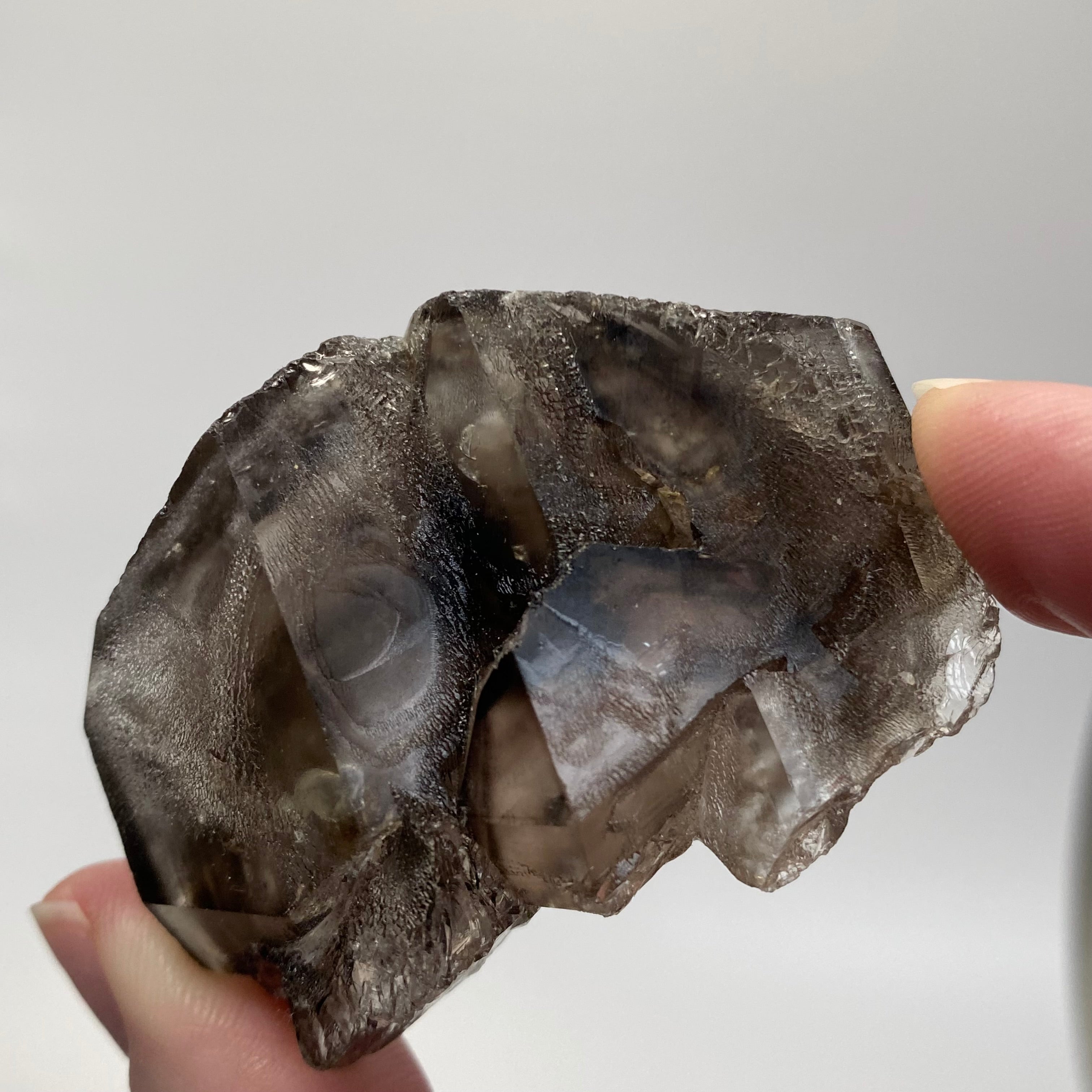 Smoky Elestial Quartz from Minas Gerais, Brazil