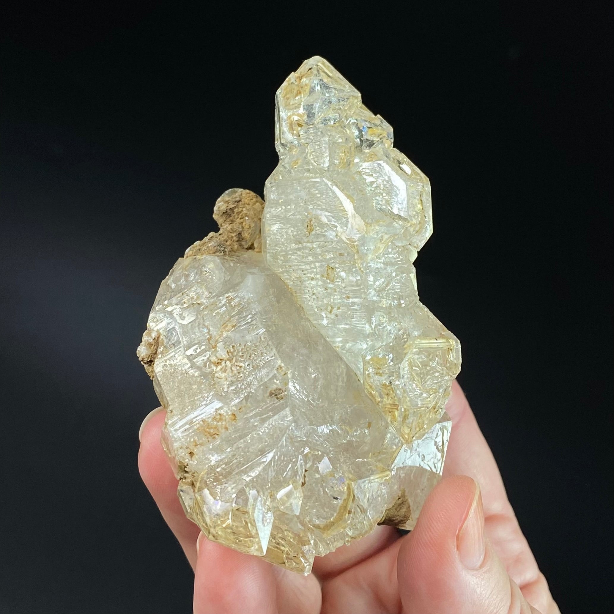 Elestial Fenster Quartz Crystal with Multiple Terminations