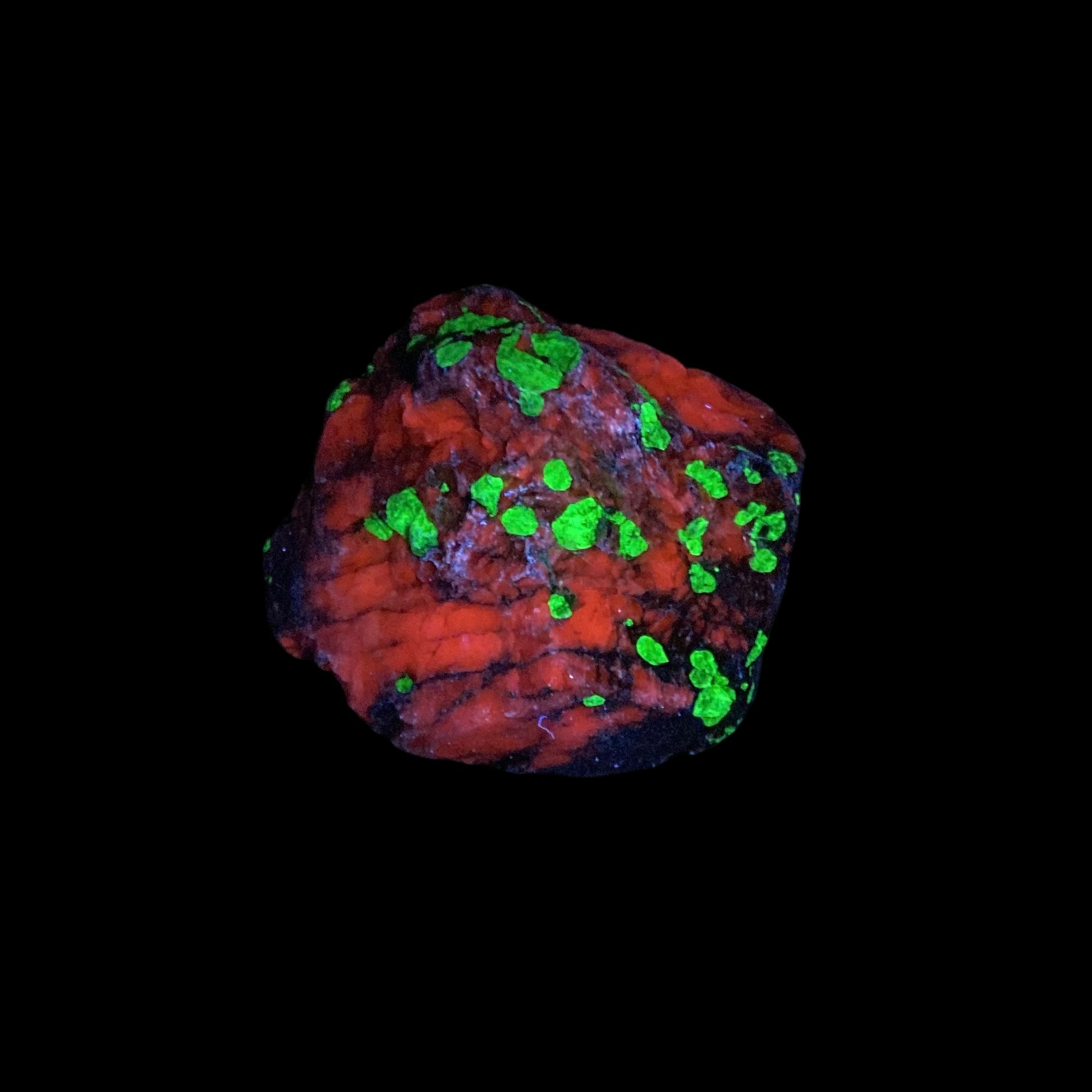 Willemite, Calcite & Franklinite Specimen with Unique Pattern