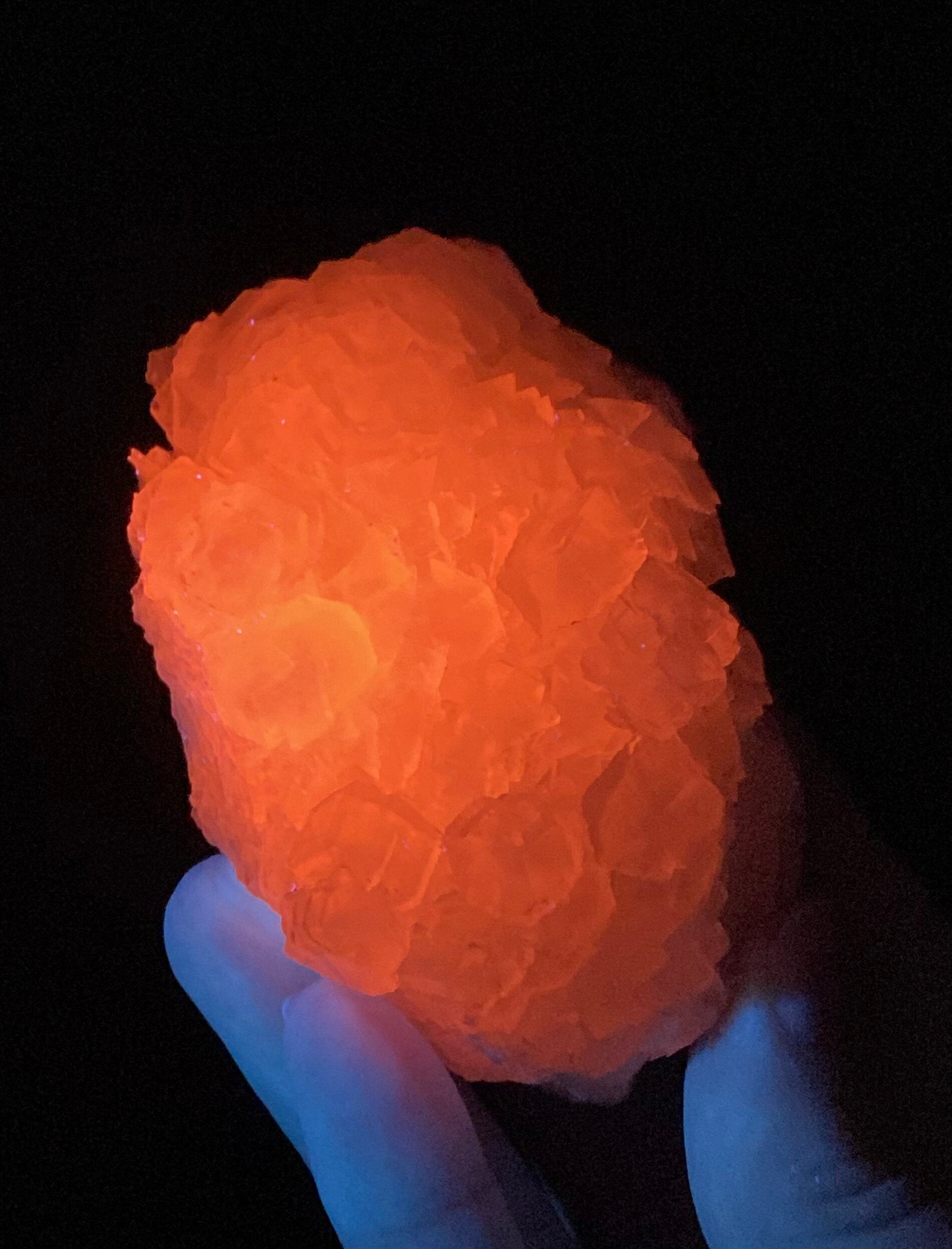 Fluorescent Calcite Specimen