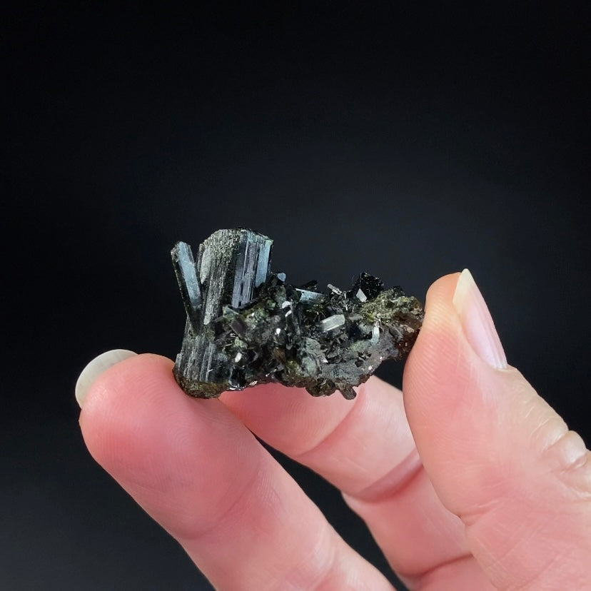 Epidote Crystal Cluster with Terminated Crystals, Balochistan, Pakistan