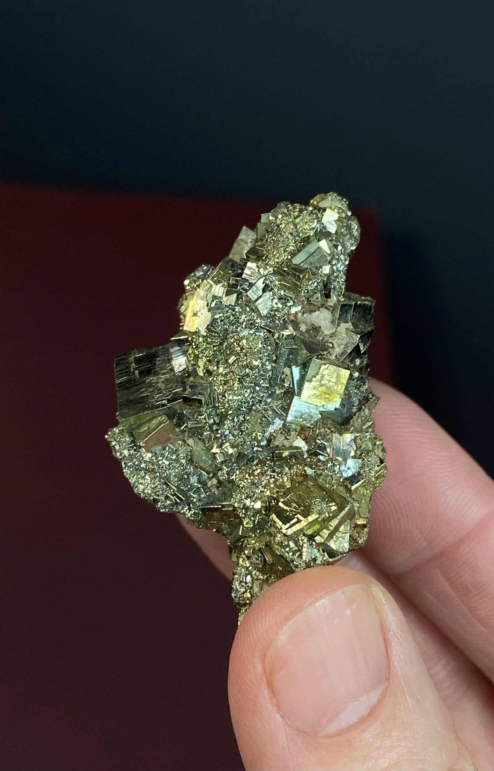 Pyrite Cluster from Trepca Mine Complex, Kosovo