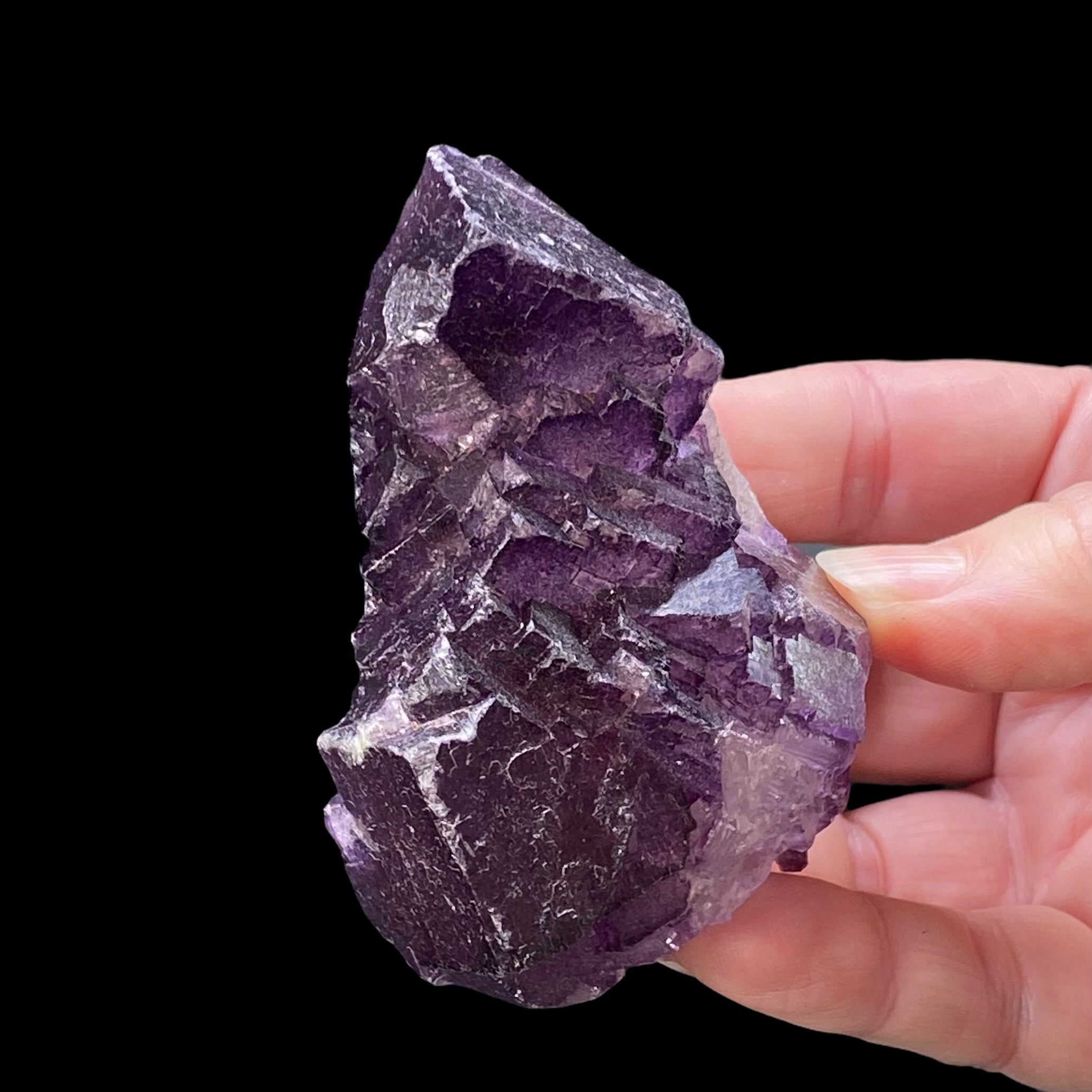 Purple Cubic Fluorite Specimen, Mexico