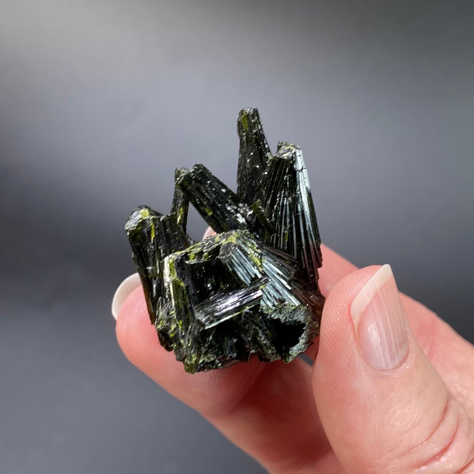 Epidote Fan Crystal Cluster, Balochistan, Pakistan