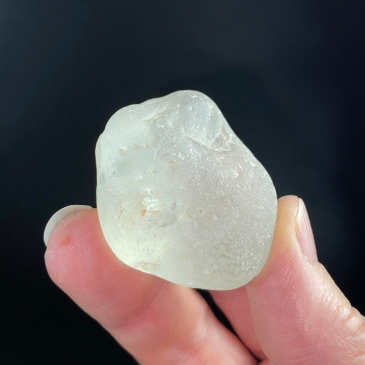 River Tumbled Clear Topaz Crystal from Brazil