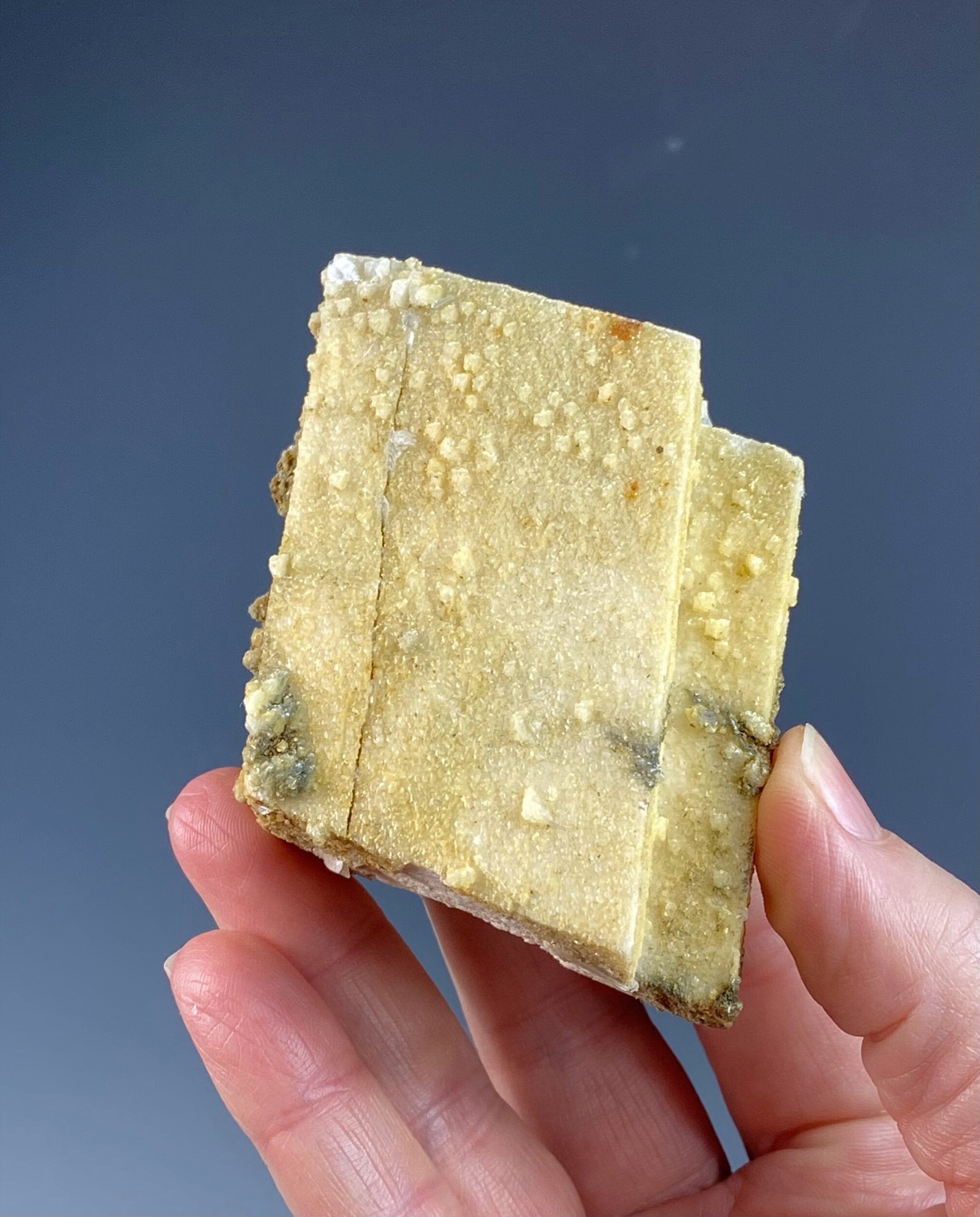 Mangano Calcite Rhombus with Dolomite, Trepca Mine Complex, Kosovo