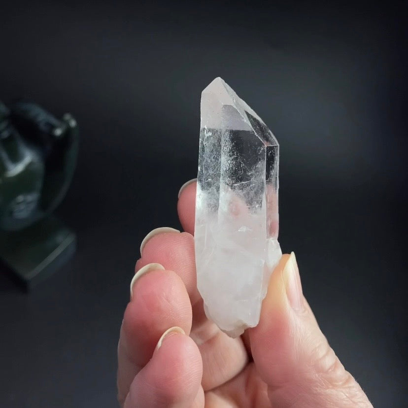 Clear Quartz Crystal with Multiple Record Keepers
