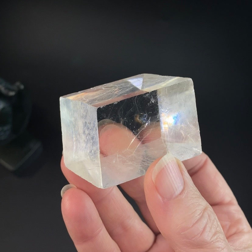 Rainbow Iceland Spar Optical Calcite Specimen from Brazil