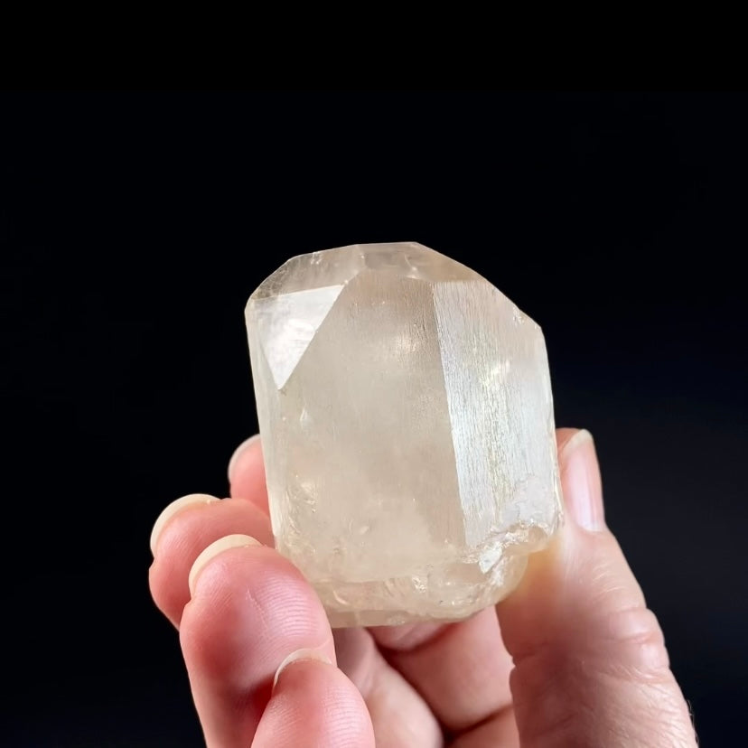 Extra Large Champagne Topaz Crystal with Complete Termination