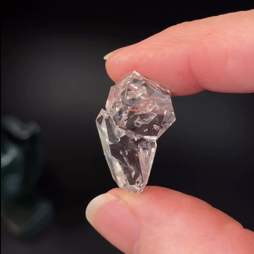 Double Terminated Herkimer “Diamond” Quartz Crystal Cluster