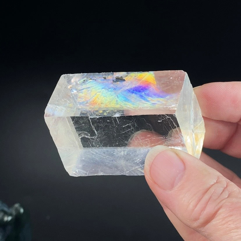 Rainbow Iceland Spar Optical Calcite Specimen from Brazil