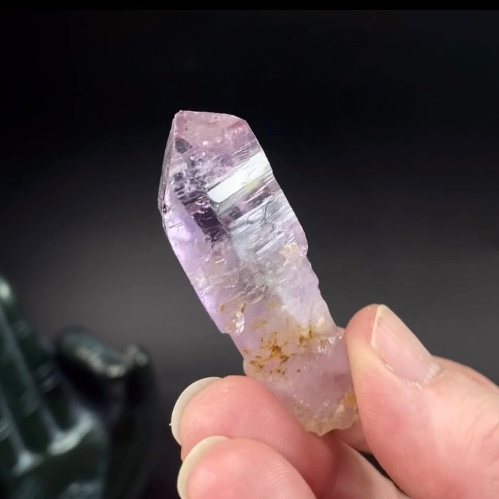 Amethyst Scepter Crystal from Vera Cruz, Mexico with Trigonal Habit