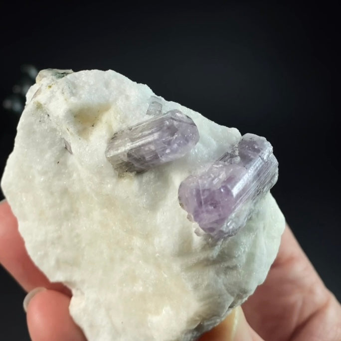 Scapolite Var. Marialite Crystals on Feldspar Matrix from Badakhshan, Afghanistan