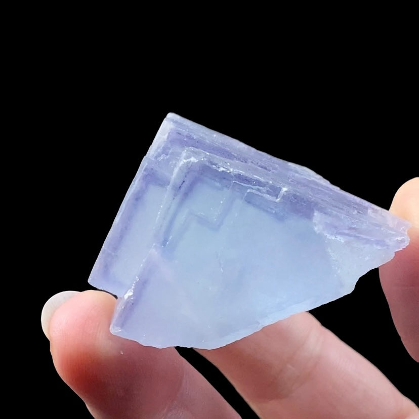 Blue & Purple Zoned Porcelain Fluorite Yaogangxian Mine