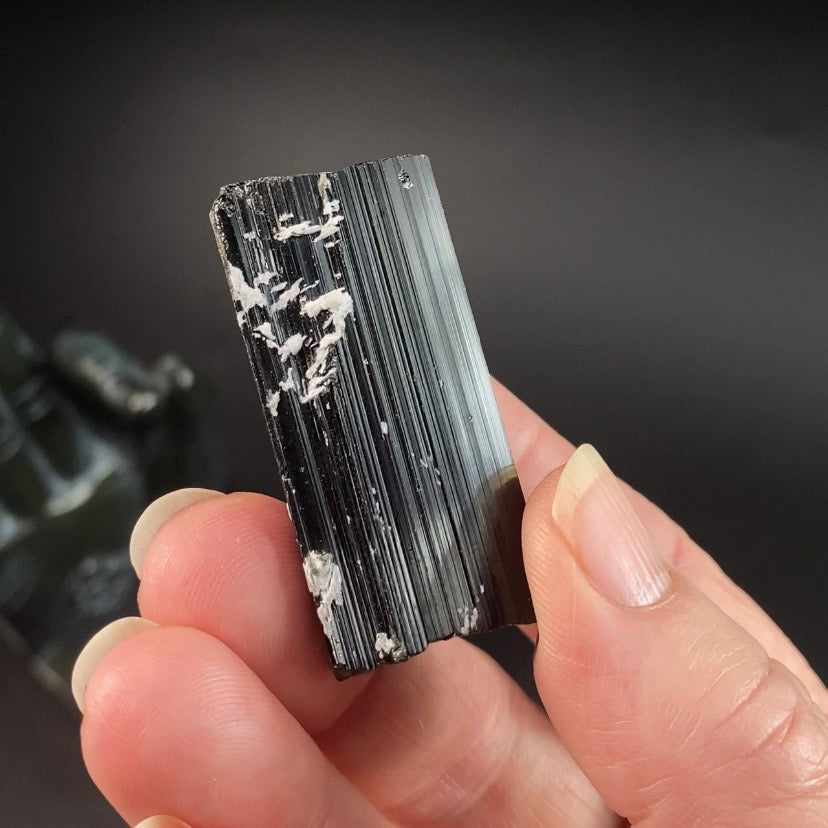 Black Tourmaline Schorl Crystal from Shigar Valley, Pakistan