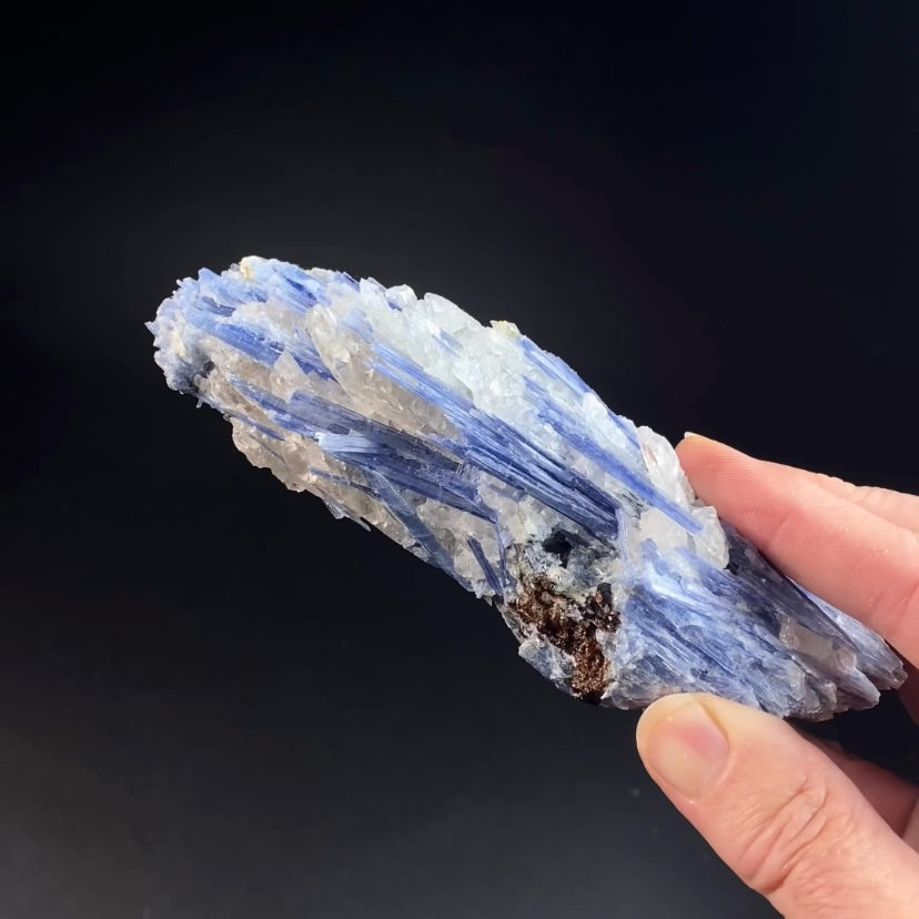 Blue Kyanite and Quartz Specimen from Minas Gerais, Brazil