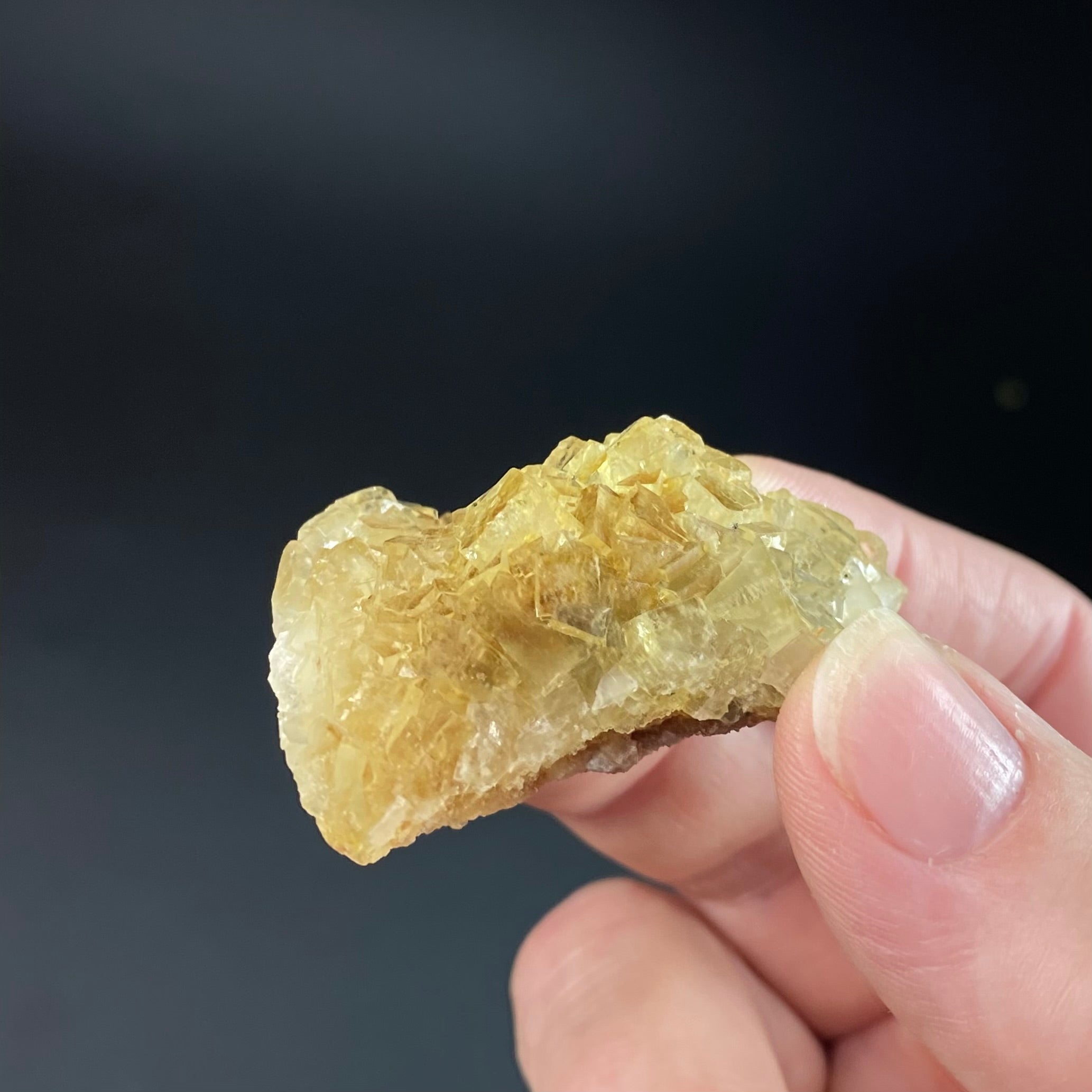 Yellow Moscona Fluorite Cluster