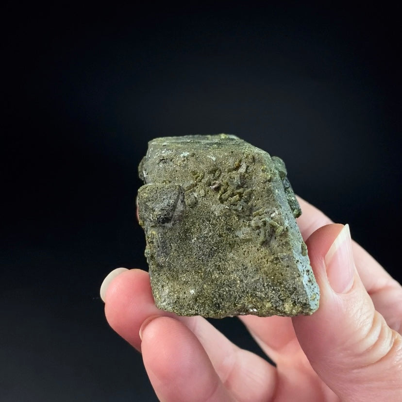 Epidote and Magnetite Specimen, Ras Koh Mountains, Kharan, Balochistan, Pakistan