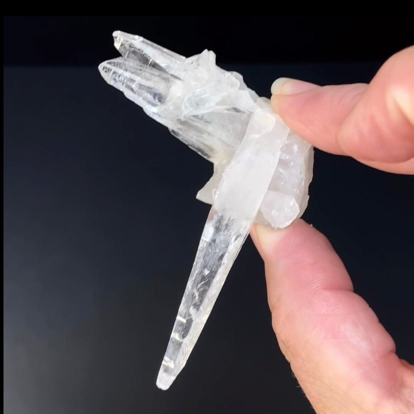 Clear Quartz Crystal Cluster from Minas Gerais, Brazil