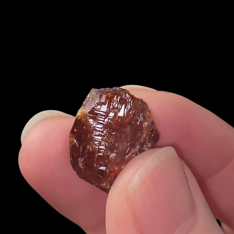 Natural Etched Garnet Crystal, Shigar Valley, Pakistan
