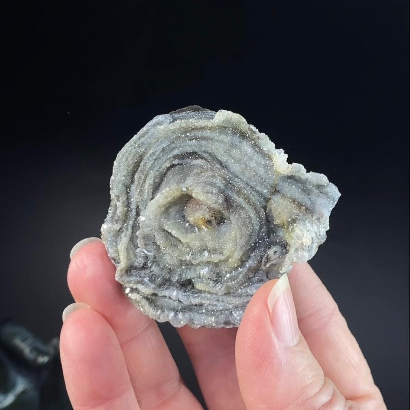 Druzy Chalcedony Concretion from Rio Grande do Sul, Brazil