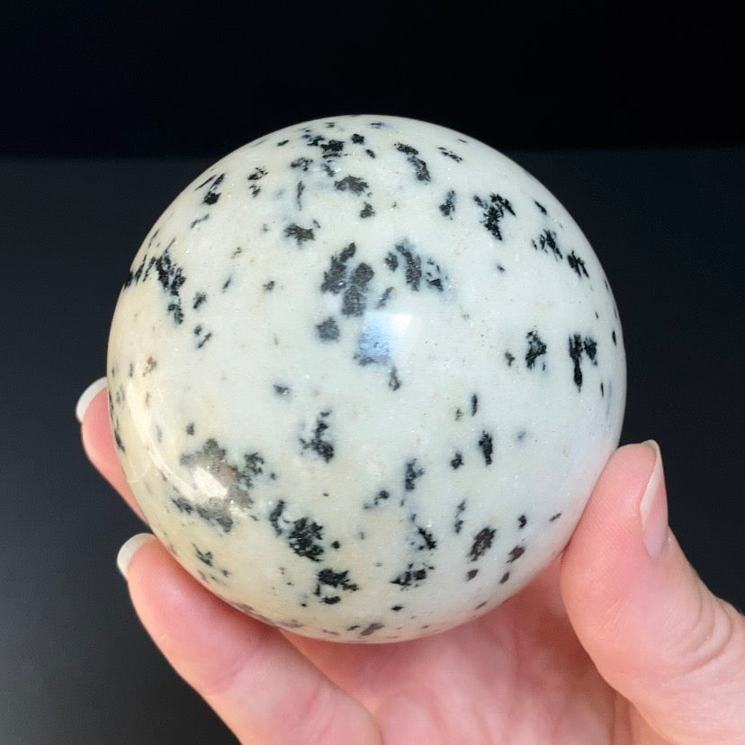 Biotite and Granite Polished Sphere 70mm