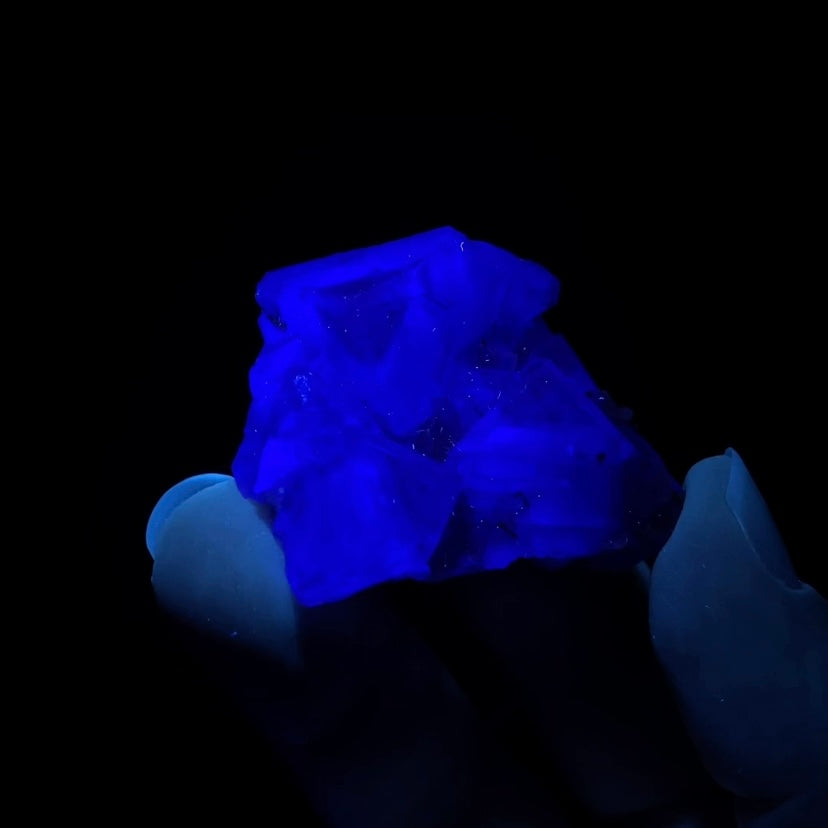 Green and Purple Cubic Fluorite Specimen, Okorusu Mine, Namibia