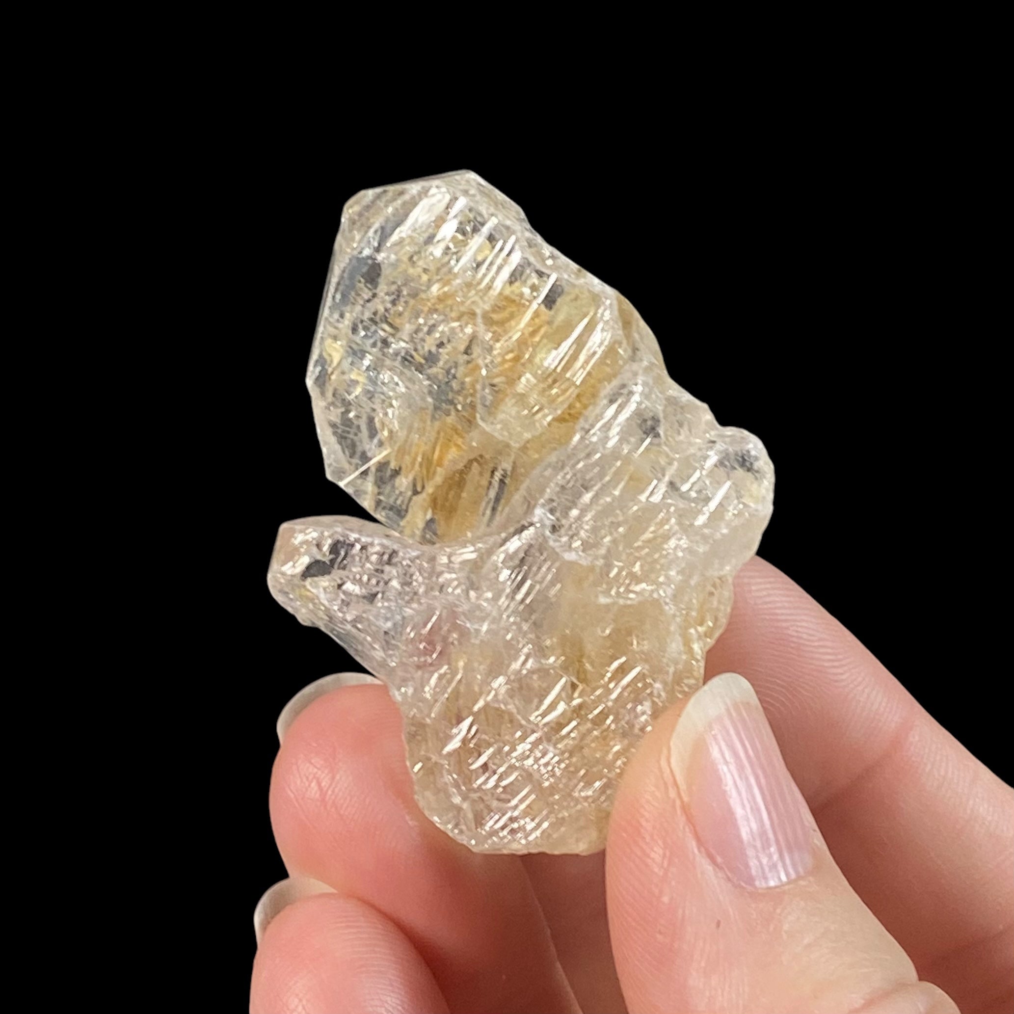 Doubly Terminated Fenster Quartz Crystal