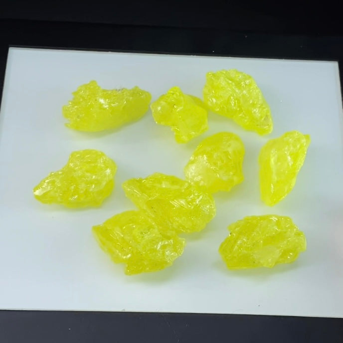 Natural Skeletal Sulfur Crystal, El Desierto Mine, Bolivia