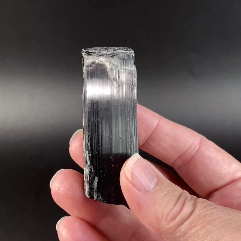 Black Tourmaline Schorl Crystal from Shigar Valley, Pakistan
