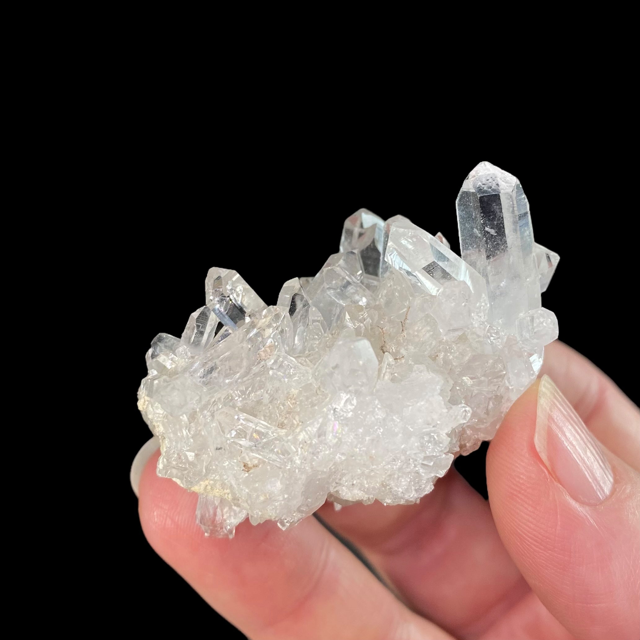 Clear Quartz Crystal Cluster, AAA Clarity