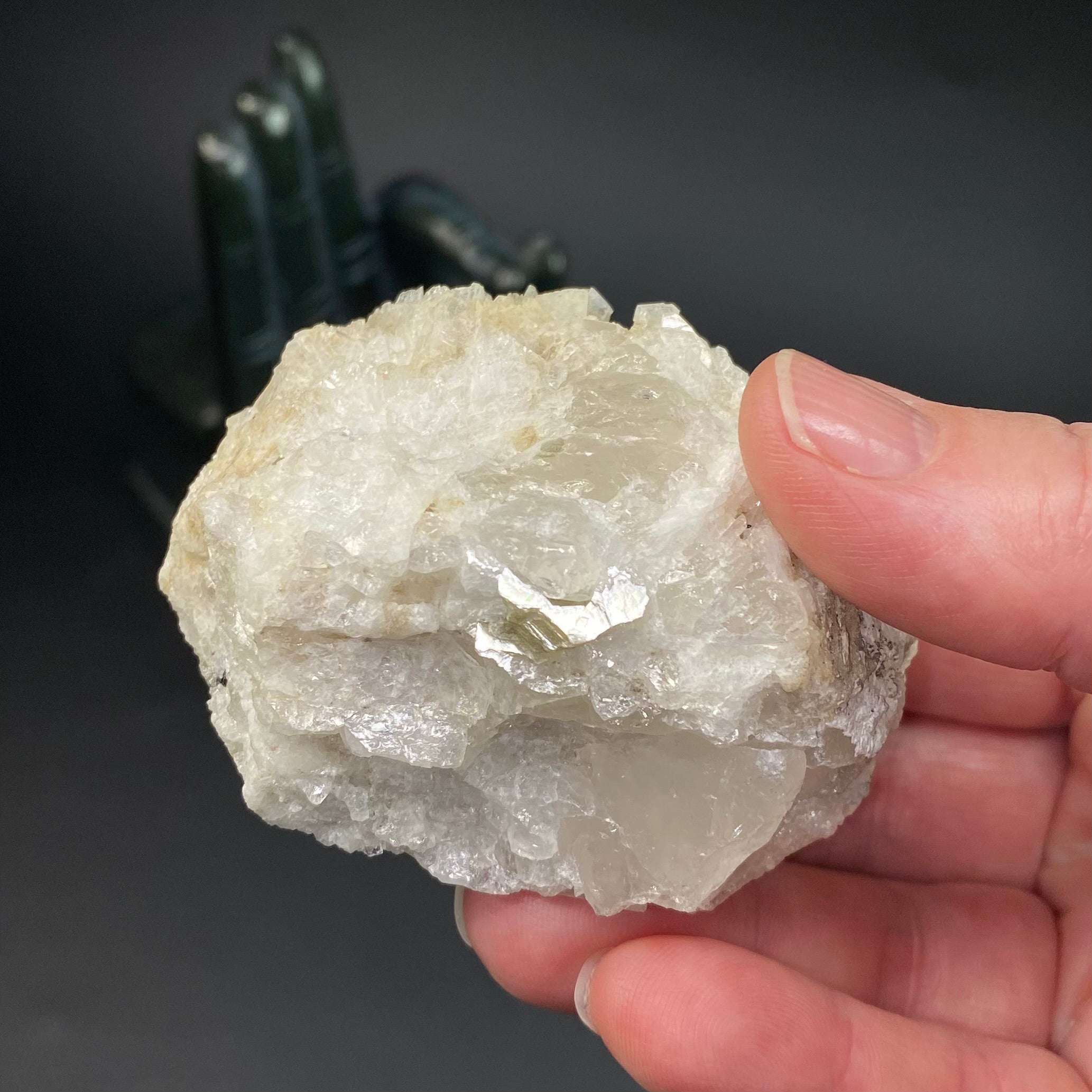 Cassiterite Crystals on Cleavelandite Matrix