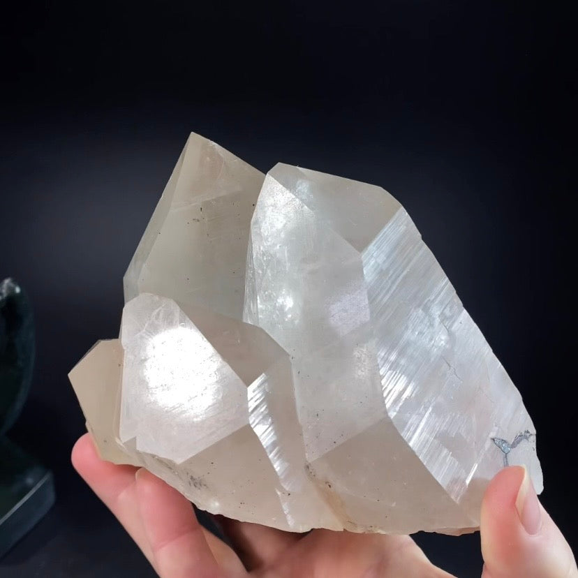 Large Himalayan Quartz Crystal Cluster, Himachal Pradesh, India