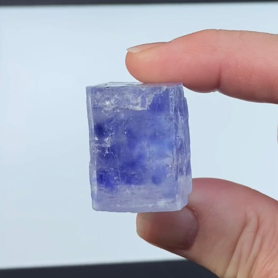 Blue Halite Crystal Specimen from Turkey