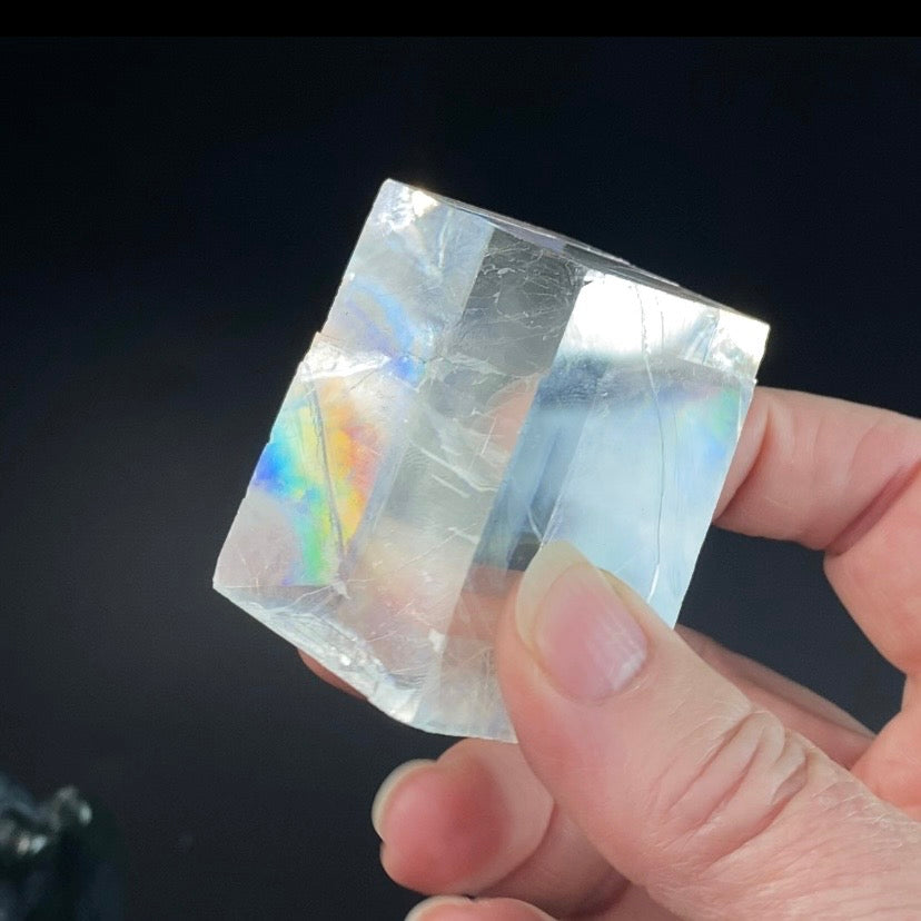 Rainbow Iceland Spar Optical Calcite Specimen from Brazil