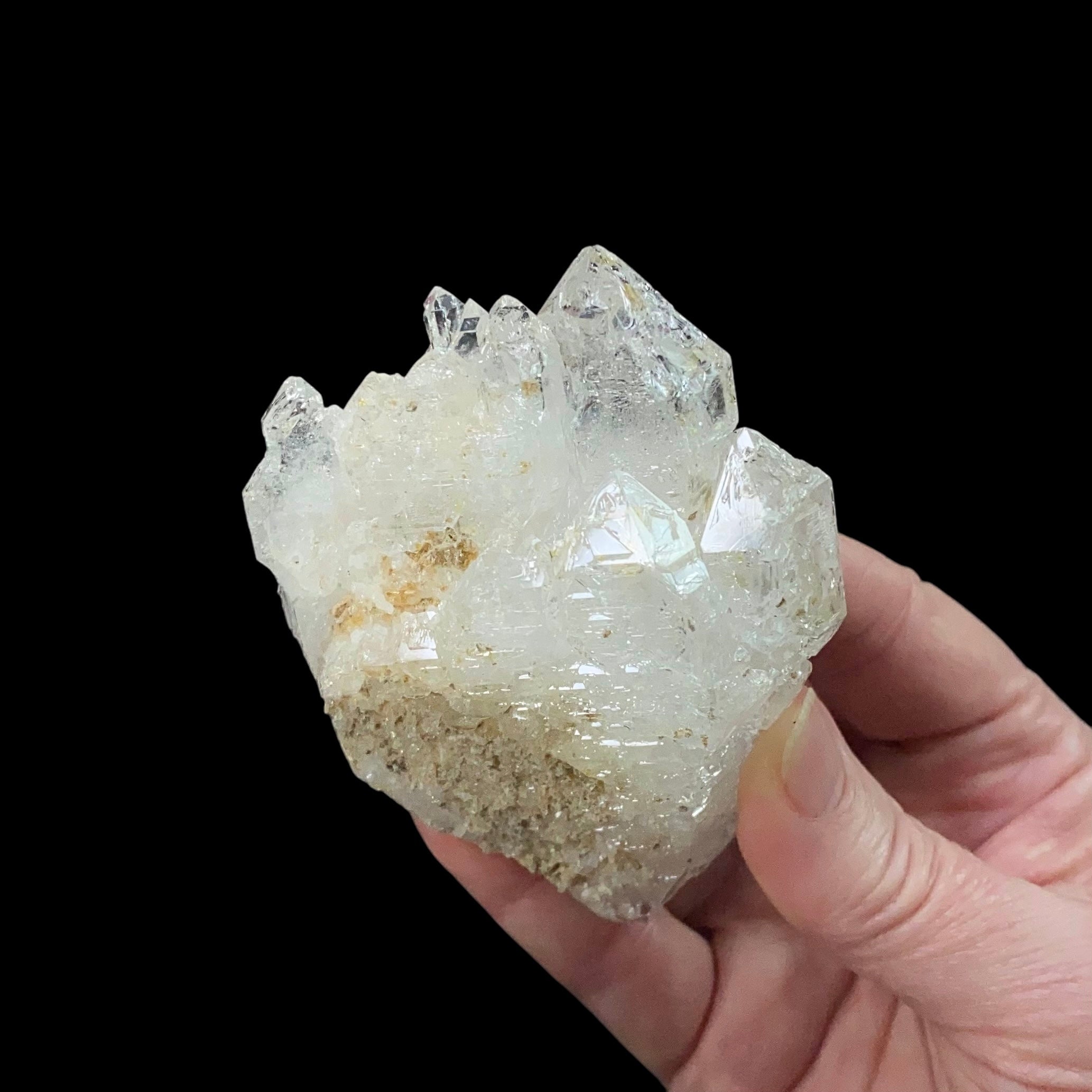 Elestial Clear Quartz Crystal Cluster