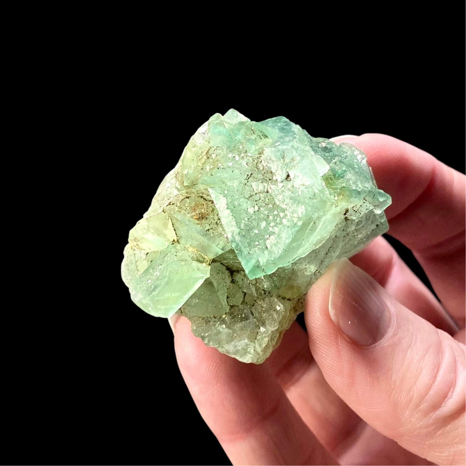 Green Fluorite Crystal from South Africa